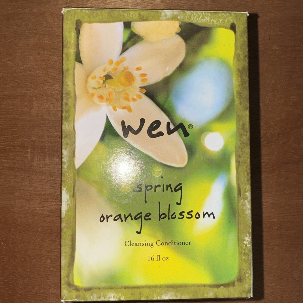 WEN Chaz Dean 16 oz Cleansing Conditioner NEW In Bx +PUMP SPRING ORANGE Blossom